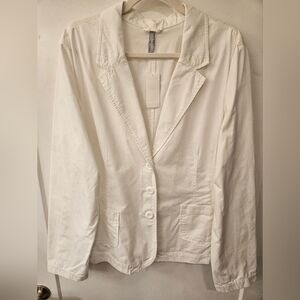 NWT - Cotton Old Navy White Blazer - Size XXL